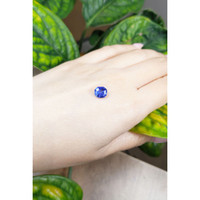 2.33 Ct. Blue Sapphire from Ceylon (Sri Lanka) Life Style