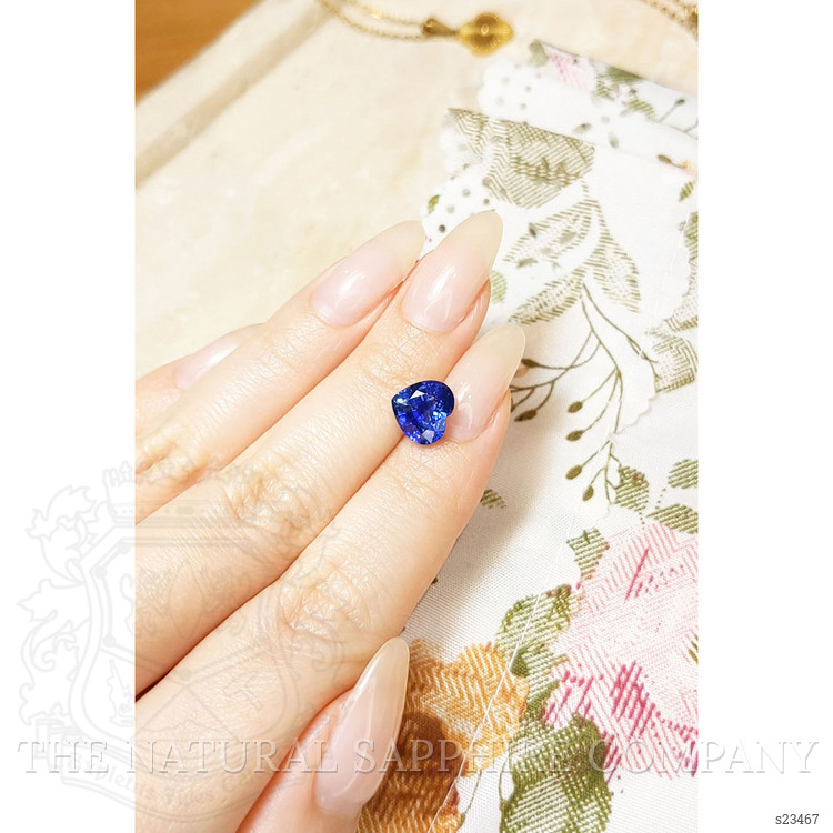 3.57 Ct. Blue Sapphire from Ceylon (Sri Lanka)