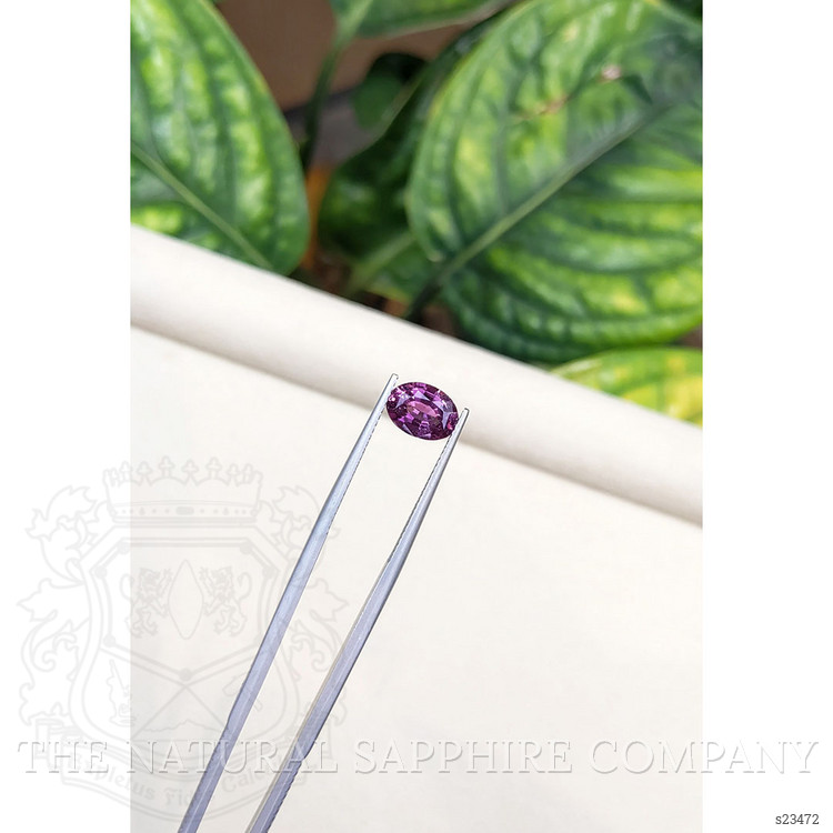 1.84 Ct. Purple Sapphire from Ceylon (Sri Lanka)