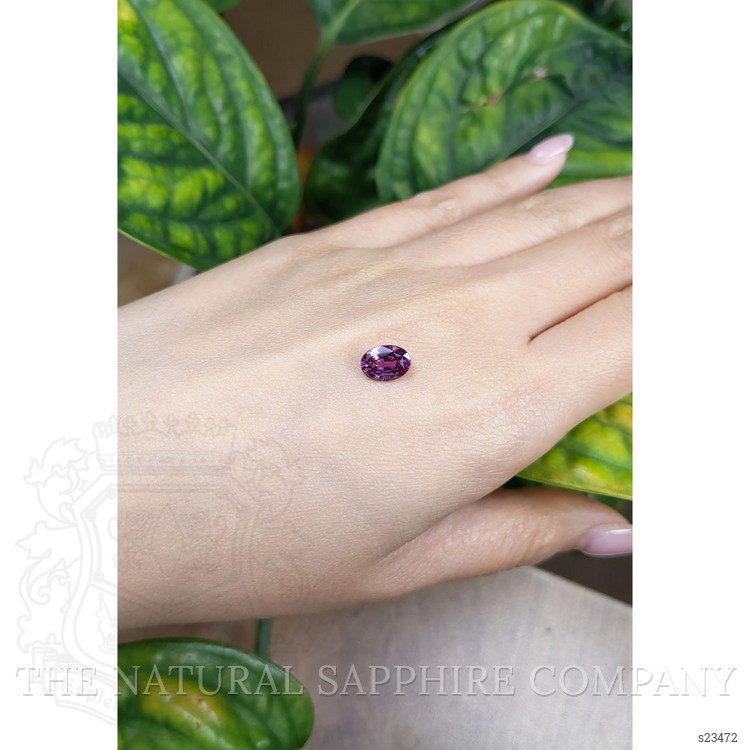1.84 Ct. Purple Sapphire from Ceylon (Sri Lanka)