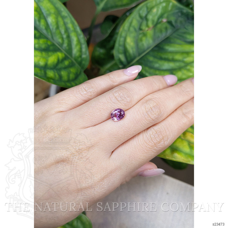 2.16 Ct. Pinkish Purple Sapphire from Ceylon (Sri Lanka)