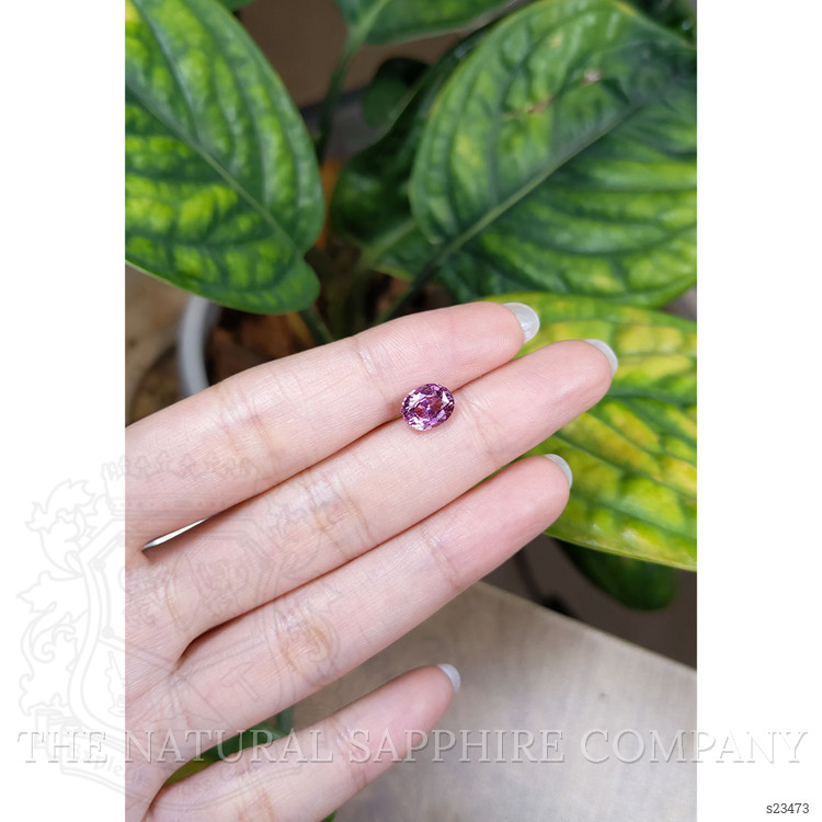 2.16 Ct. Pinkish Purple Sapphire from Ceylon (Sri Lanka)