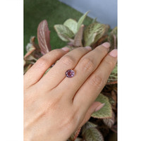 2.15 Ct. Pinkish Brown Sapphire from Ceylon (Sri Lanka) Life Style