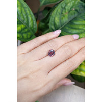 2.15 Ct. Pinkish Brown Sapphire from Ceylon (Sri Lanka) Life Style