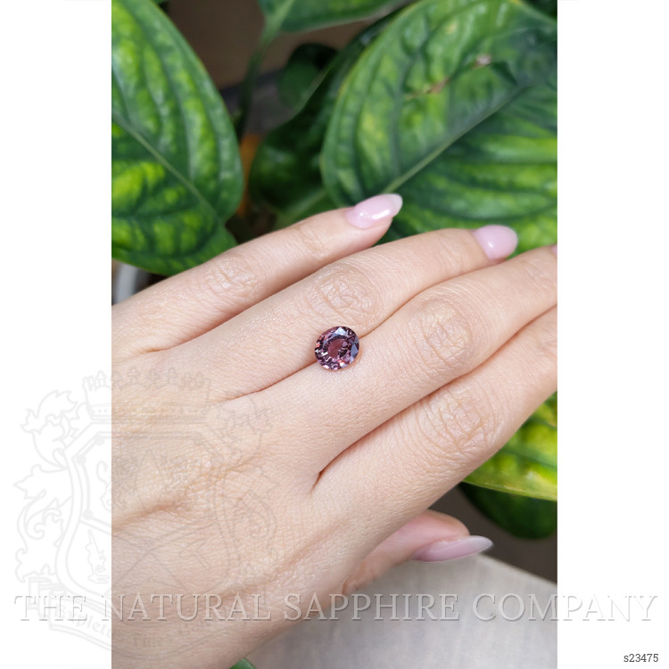 2.15 Ct. Pinkish Brown Sapphire from Ceylon (Sri Lanka)