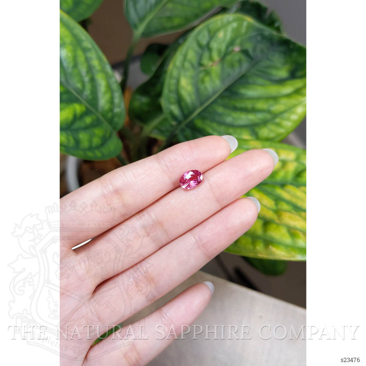 1.85 Ct. Pink Sapphire from Ceylon (Sri Lanka)