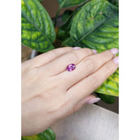 2.00 Ct. Pinkish Purple Sapphire from Ceylon (Sri Lanka) Life Style