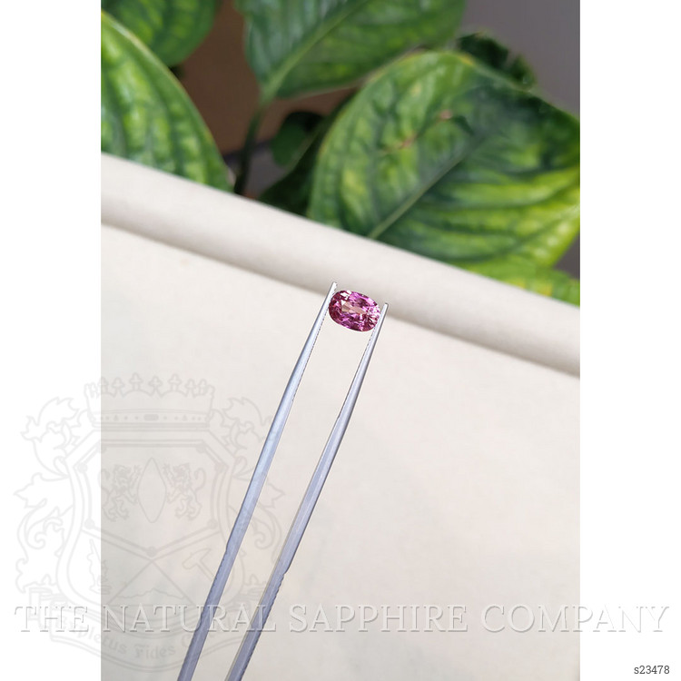 1.87 Ct. Purplish Pink Sapphire from Ceylon (Sri Lanka)