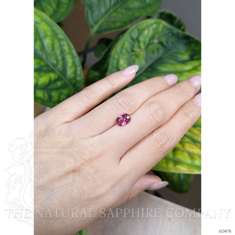 1.87 Ct. Purplish Pink Sapphire from Ceylon (Sri Lanka)