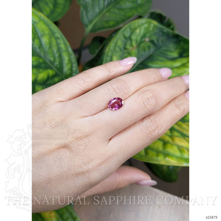 2.19 Ct. Purplish Pink Sapphire from Ceylon (Sri Lanka)