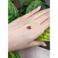 2.05 Ct. Reddish Pink Sapphire from Ceylon (Sri Lanka) Life Style
