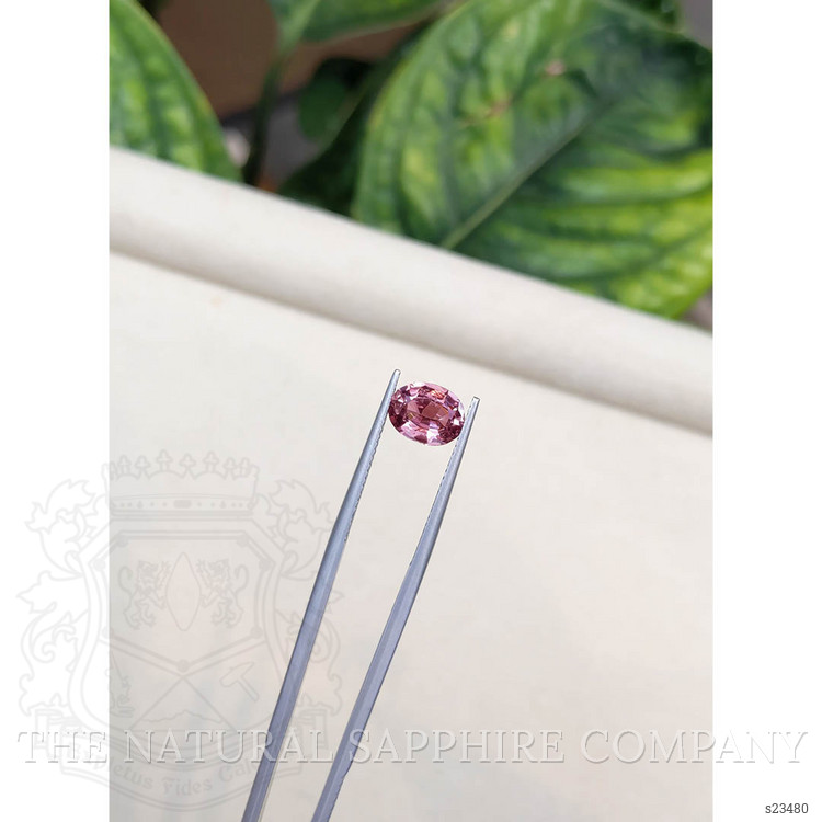 2.05 Ct. Reddish Pink Sapphire from Ceylon (Sri Lanka)