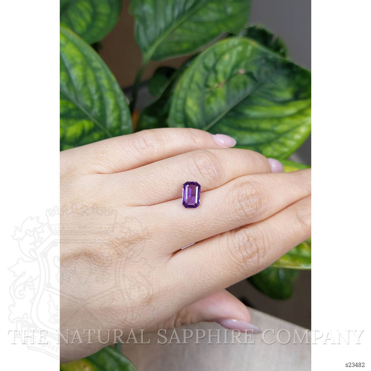 2.09 Ct. Purple Sapphire from Ceylon (Sri Lanka)