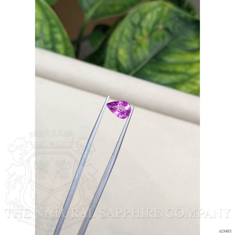 2.24 Ct. Purplish Pink Sapphire from Ceylon (Sri Lanka)