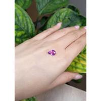 2.24 Ct. Purplish Pink Sapphire from Ceylon (Sri Lanka) Life Style