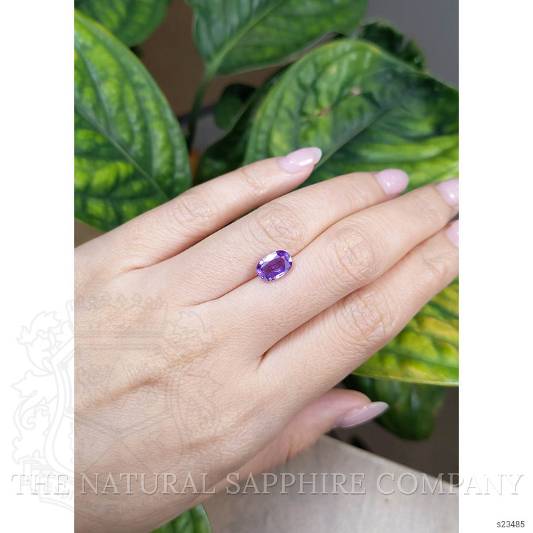 2.07 Ct. Purple Sapphire from Ceylon (Sri Lanka)