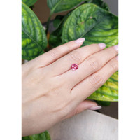 1.19 Ct. Reddish Pink Sapphire from Ceylon (Sri Lanka) Life Style