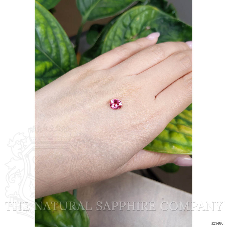 1.19 Ct. Reddish Pink Sapphire from Ceylon (Sri Lanka)
