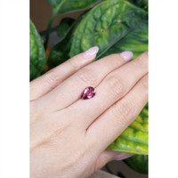 2.21 Ct. Purplish Pink Sapphire from Madagascar Life Style