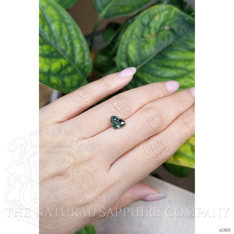 2.03 Ct. Greenish Blue Sapphire from Madagascar