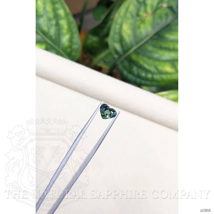 2.03 Ct. Greenish Blue Sapphire from Madagascar
