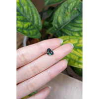 2.03 Ct. Greenish Blue Sapphire from Madagascar Life Style