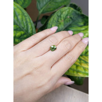 2.17 Ct. Green Sapphire from Madagascar Life Style