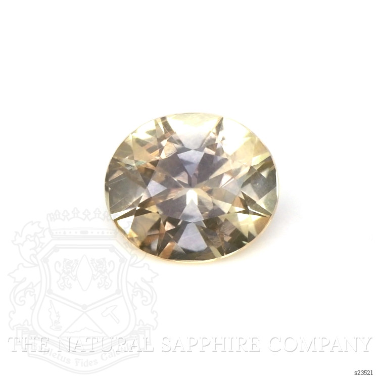 2.03 Ct. Orangish Yellow Sapphire from Ceylon (Sri Lanka)