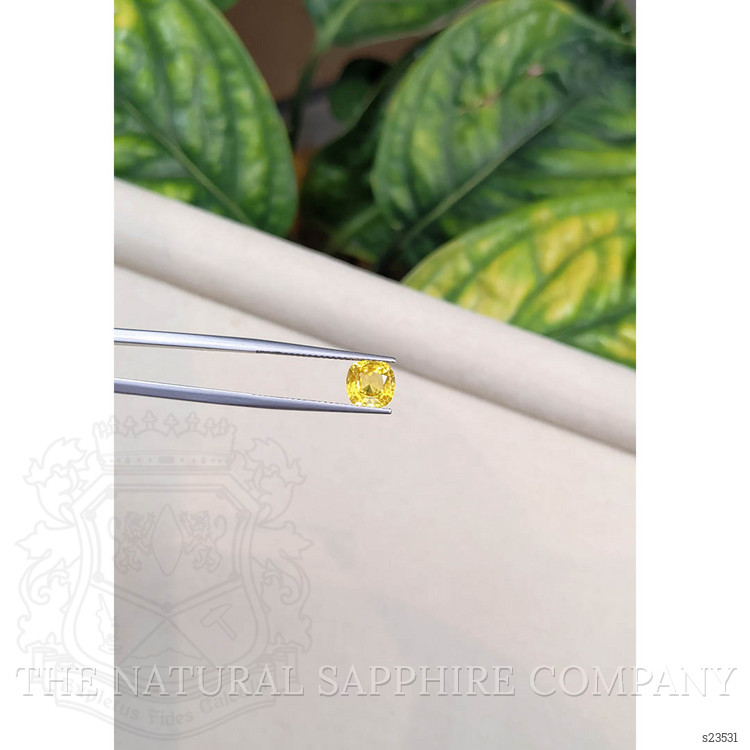 1.97 Ct. Yellow Sapphire from Ceylon (Sri Lanka)
