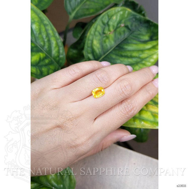 2.18 Ct. Yellow Sapphire from Ceylon (Sri Lanka)
