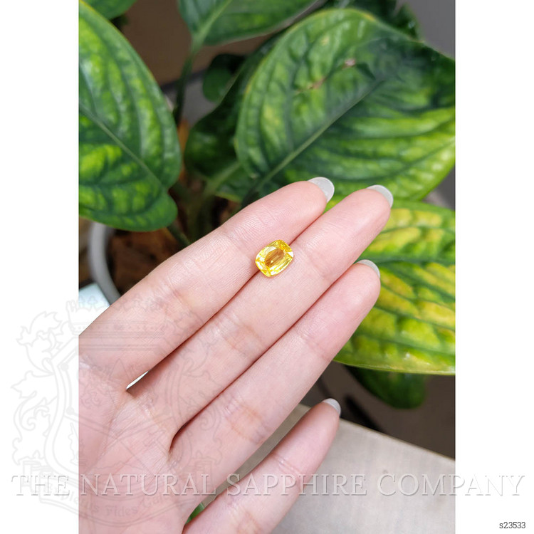 2.18 Ct. Yellow Sapphire from Ceylon (Sri Lanka)