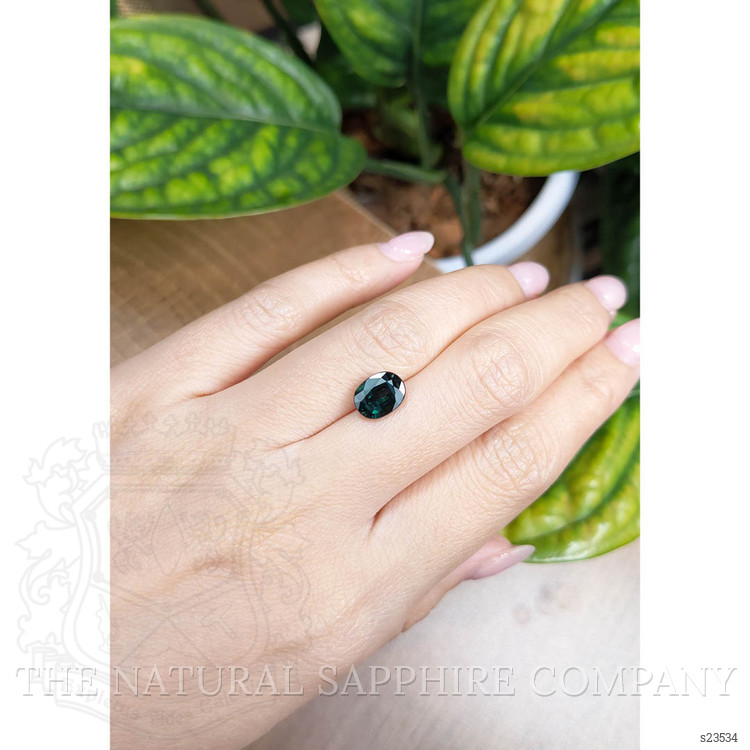 2.67 Ct. Greenish Blue Sapphire from Madagascar