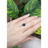 2.20 Ct. Bluish Green Sapphire from Madagascar Life Style