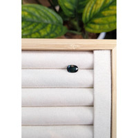 2.08 Ct. Bluish Green Sapphire from Madagascar Life Style