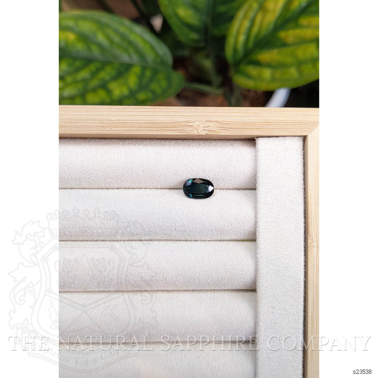 2.08 Ct. Bluish Green Sapphire from Madagascar