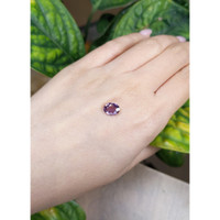 1.72 Ct. Pinkish Purple Sapphire from Ceylon (Sri Lanka) Life Style