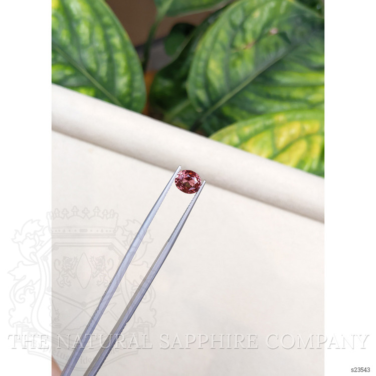 1.74 Ct. Reddish Pink Sapphire from Ceylon (Sri Lanka)