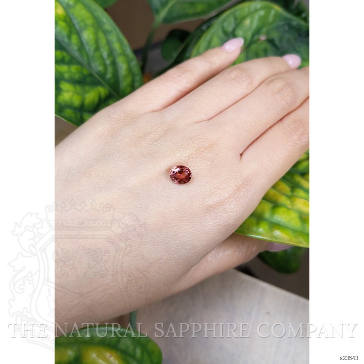 1.74 Ct. Reddish Pink Sapphire from Ceylon (Sri Lanka)