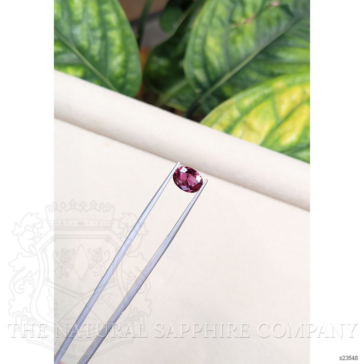2.16 Ct. Reddish Pink Sapphire from Ceylon (Sri Lanka)