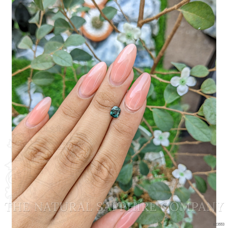 1.00 Ct. Bluish Green Sapphire from Africa