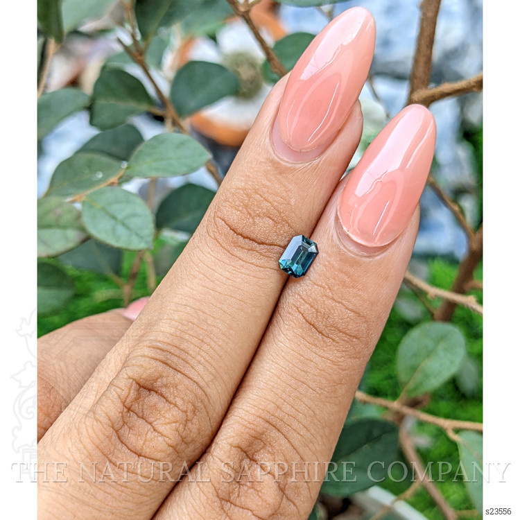 0.62 Ct. Bluish Green Sapphire from Africa