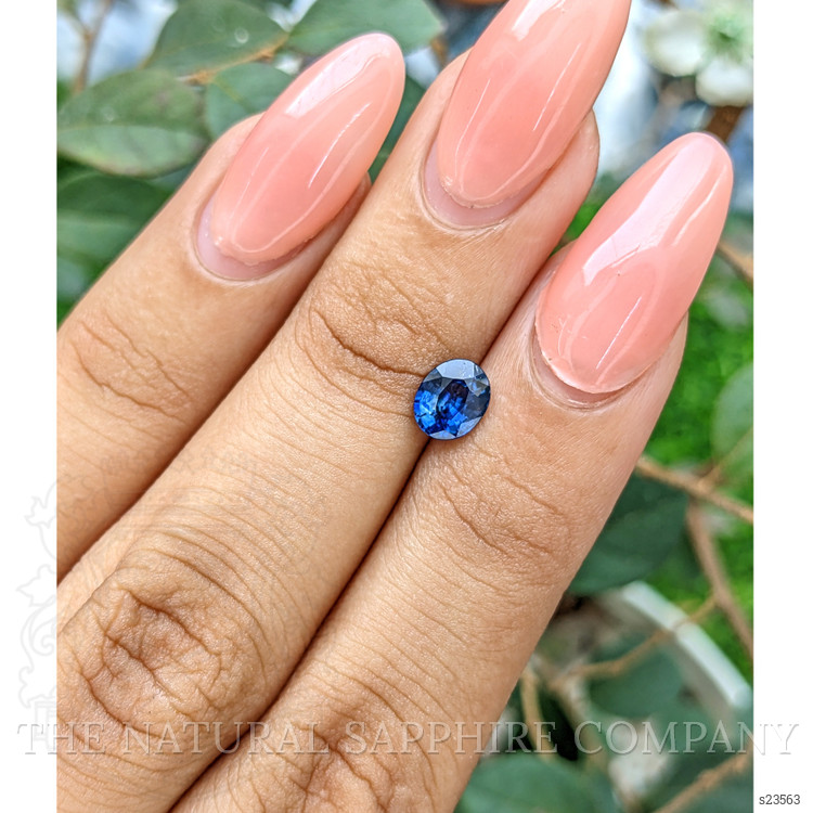 1.03 Ct. Blue Sapphire from Ceylon (Sri Lanka)