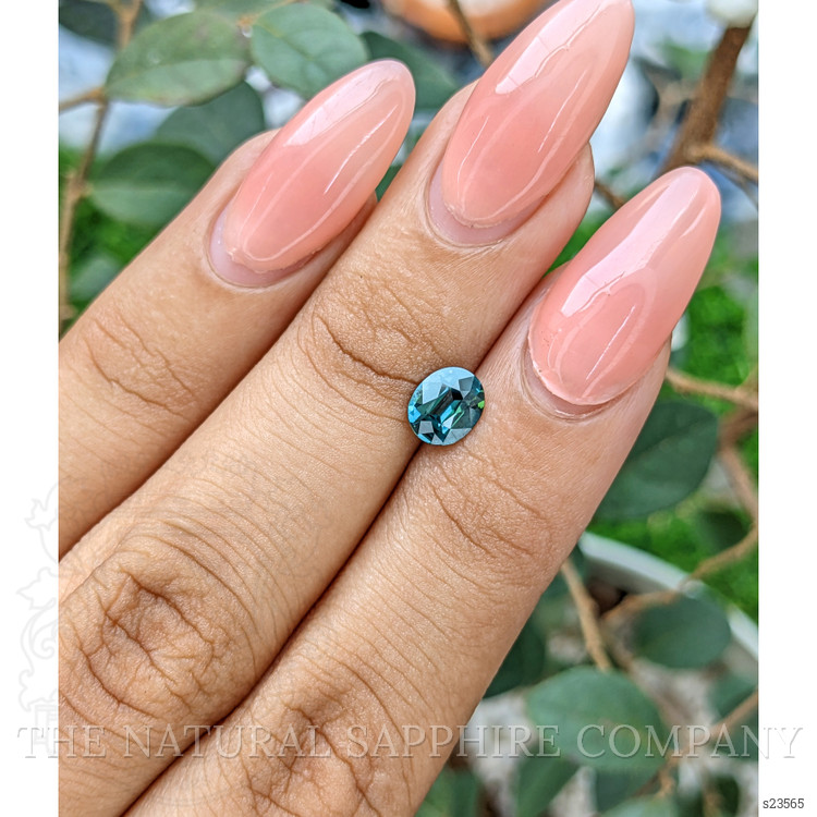 1.06 Ct. Bluish Green Sapphire from Africa