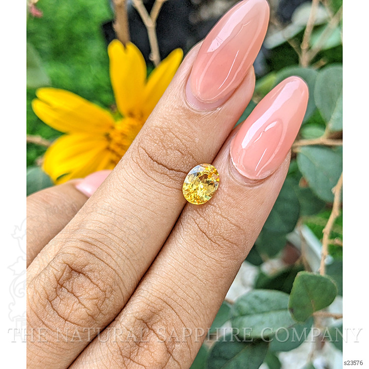 1.47 Ct. Yellow Sapphire from Ceylon (Sri Lanka)