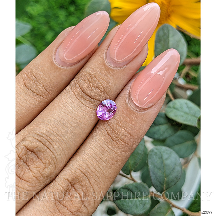 1.09 Ct. Purple Sapphire from Ceylon (Sri Lanka)