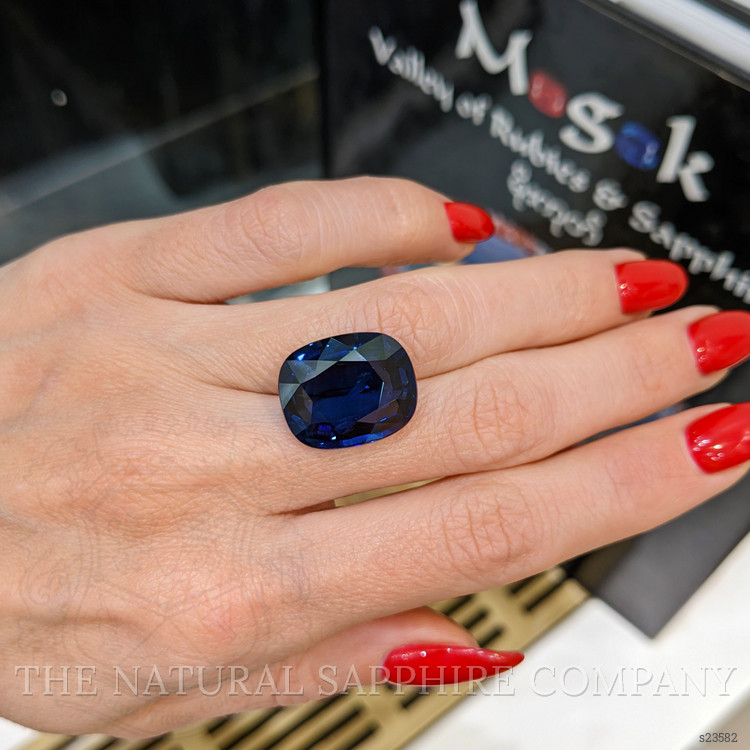 18.62 Ct. Blue Sapphire from Madagascar