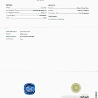 3.26 Ct. Blue Sapphire from Ceylon (Sri Lanka) Scan Report