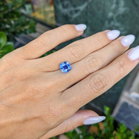 3.03 Ct. Blue Sapphire from Ceylon (Sri Lanka) Life Style