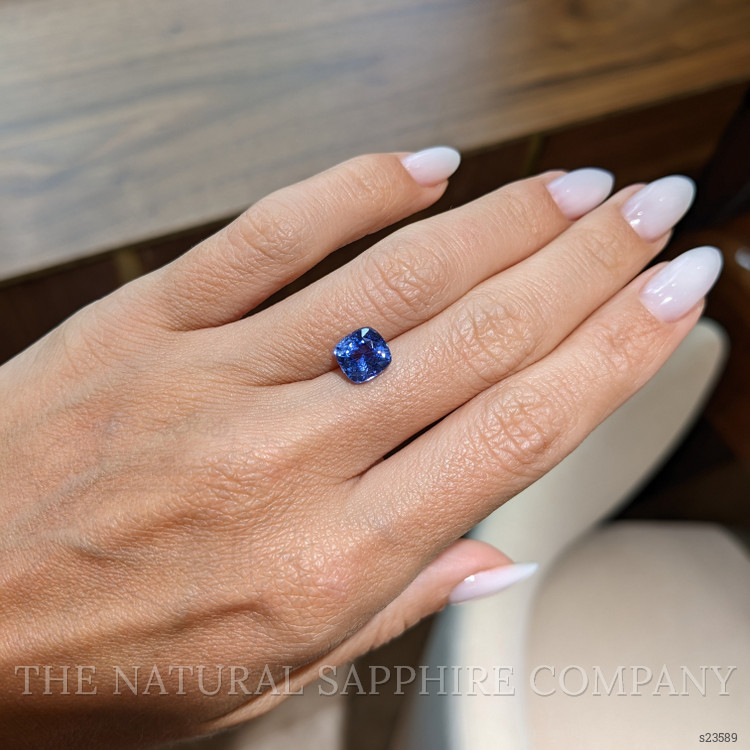 3.03 Ct. Blue Sapphire from Ceylon (Sri Lanka)