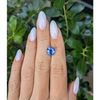 3.03 Ct. Blue Sapphire from Ceylon (Sri Lanka) Life Style